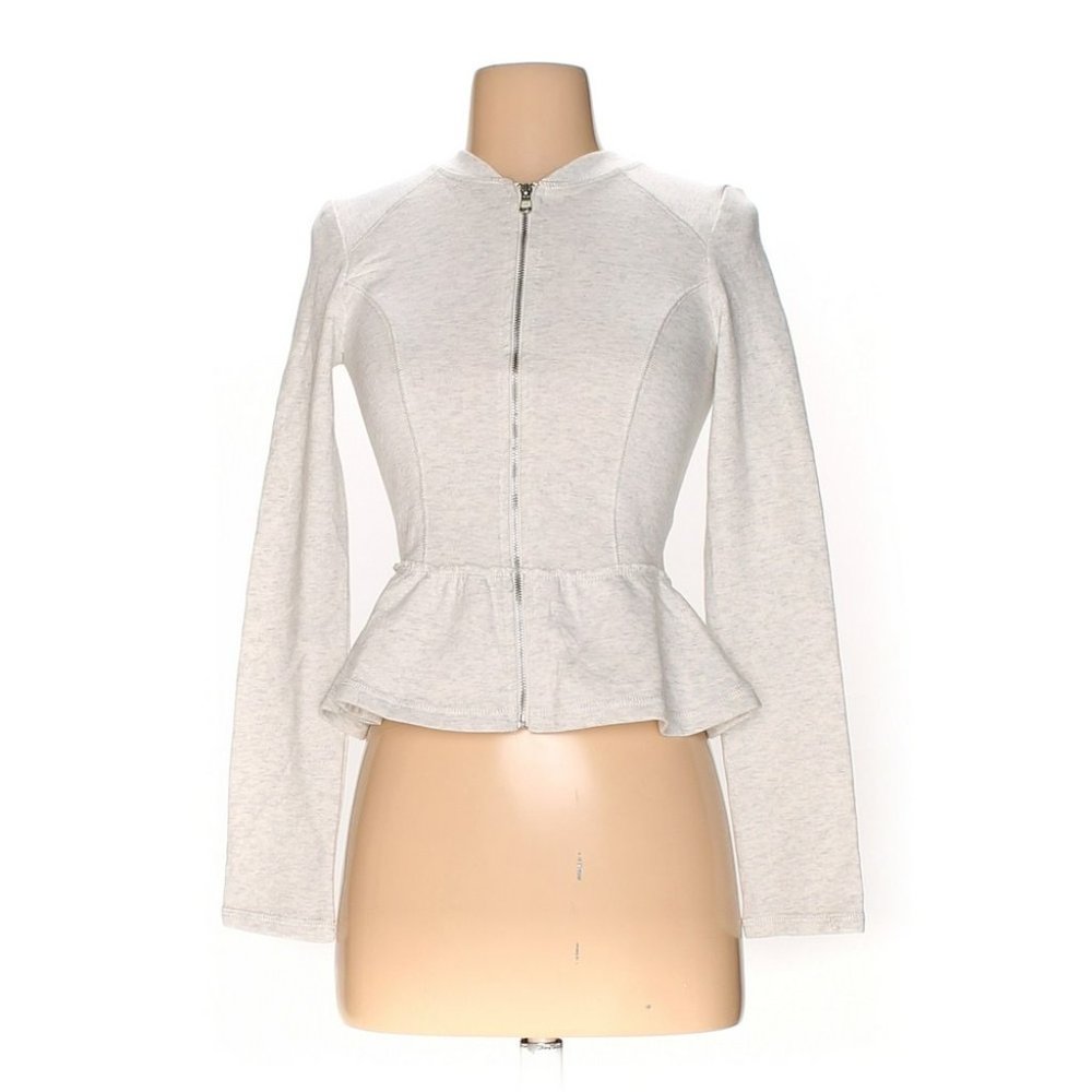 Divided by H&M Peplum Zip-Up Hoodie